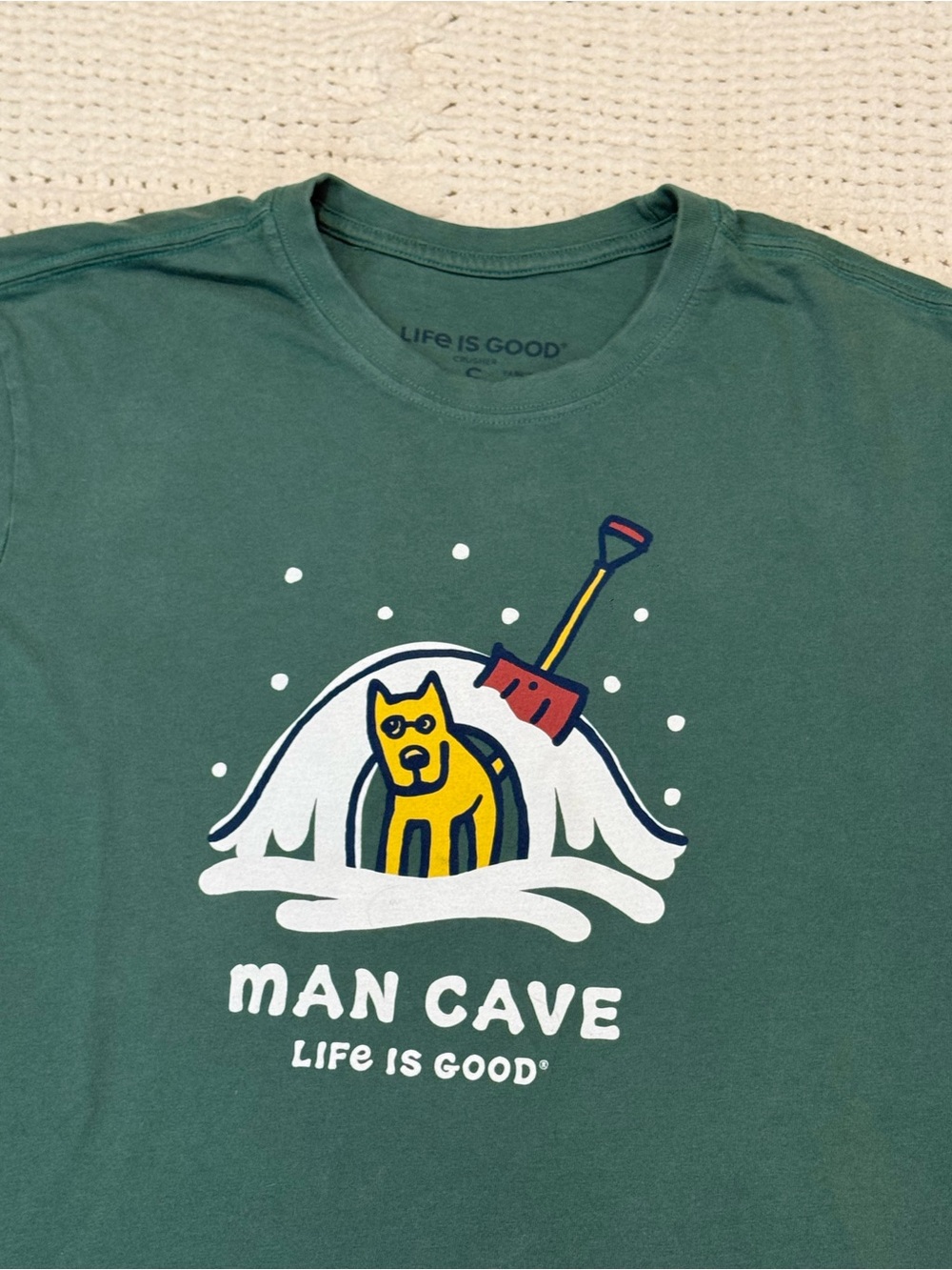 Green Life is Good Man Cave Long Sleeve T-Shirt